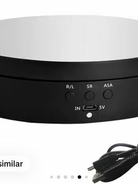 Rotating Display Turntable - Black & White total of three with this sell